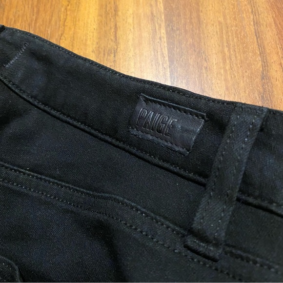 PAIGE Hoxton Ultra Skinny jeans in Black Shadow, size 28 / medium - Picture 8 of 15